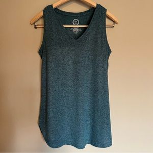 *Brand New* Maurice’s Heathered Teal Sleeveless V-Neck Top Small